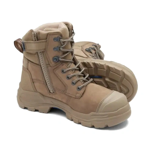 WORKWEAR, SAFETY & CORPORATE CLOTHING SPECIALISTS  - RotoFlex Stone water-resistant nubuck 150mm zip sided safety boot