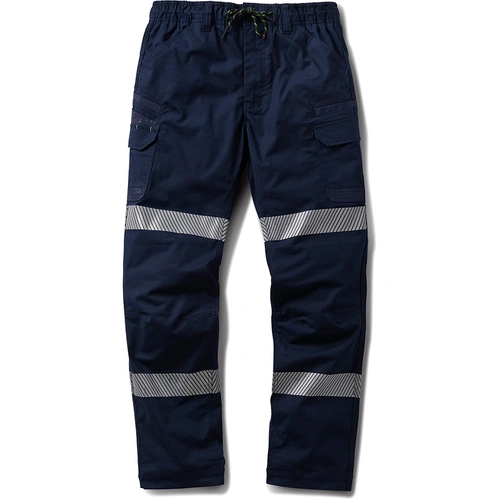 WORKWEAR, SAFETY & CORPORATE CLOTHING SPECIALISTS  - WP-12T - Taped Elastic Waist Stretch Ripstop Work Pant