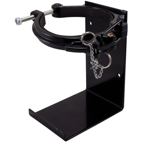 WORKWEAR, SAFETY & CORPORATE CLOTHING SPECIALISTS  - 9.0kg Cannon Style Heavy Duty Black Powder Coated Bracket