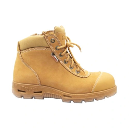 WORKWEAR, SAFETY & CORPORATE CLOTHING SPECIALISTS  - L/Z Cobar Safety Toe Wheat Nubuck Zip Scuff Cap