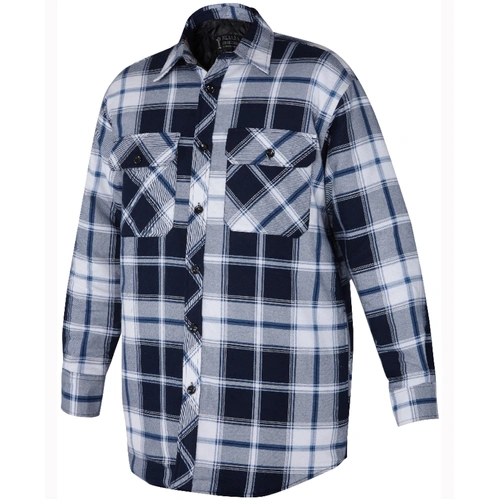 WORKWEAR, SAFETY & CORPORATE CLOTHING SPECIALISTS  - Flannelette Men's Quilted Shirt