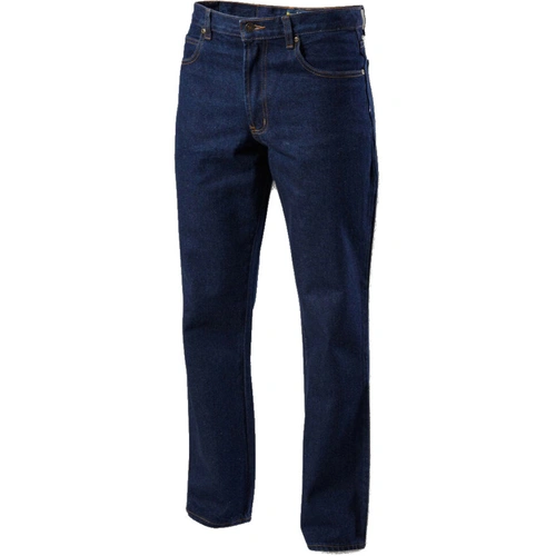 WORKWEAR, SAFETY & CORPORATE CLOTHING SPECIALISTS  - Foundations - 1/4 oz Enzyme Washed Rigid Denim Jean