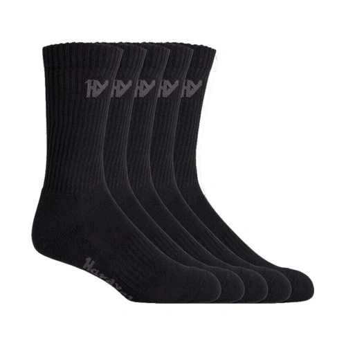 WORKWEAR, SAFETY & CORPORATE CLOTHING SPECIALISTS  - Foundations - Hy Crew Sock 5 Pack